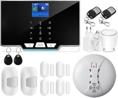 Beveiligingssysteem - Alarm Kit - Huis Beveiligen - APP Bediening - 25 x 15 x 15 cm - Wit