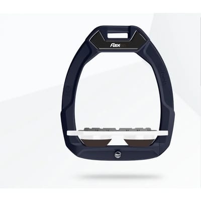 Plat Grip Veiligheidsstijgbeugels Blauw/Wit/Bruin Flex-On Safe-On