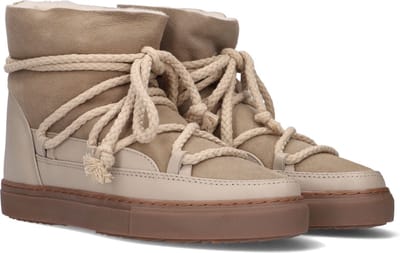 Inuikii Classic Vachtlaarzen - Warme Laarzen - Dames - Beige - Maat 37
