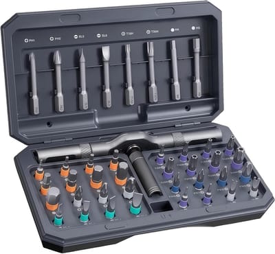 Multifunctionele 42-in-1 Schroevendraaierset met Precisie en Magnetizer voor Fijn Werk en DIY Projecten