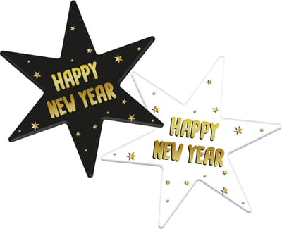 Folat - Onderzetters - BlackGold HNY - 12 x 14 cm - 6 stuks