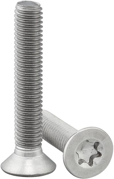 Verzonken kopschroef - Torx schroef - Apparatenbouw - Roestvrij edelstaal - M5 x 60 mm - Zilverkleurig