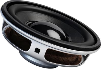 Metalen Luidspreker - Volledig Bereik Speaker - Auditieve Systemen - Compact Krachtig Ontwerp - 50mm - Zilver