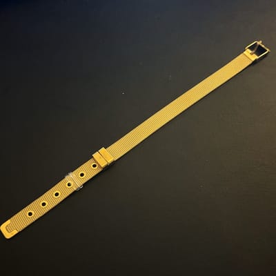 Goudkleurige No-Fade Waterproof Horlogeband Armband - 316L RVS