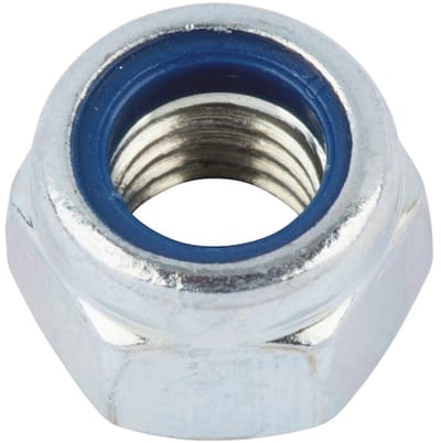 Wurth - DIN 6924 staal 8 verzinkt - Zeskantmoer met klemdeel (niet-metalen inzetstuk) ISO 6924 staal 8, verzinkt, blauw gepassiveerd (A2K) - x 1000 st