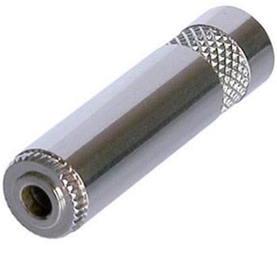 Rean AV NYS240 Jackplug 3,5 mm Bus, recht Aantal polen: 3 Stereo Zilver 1 stuk(s)