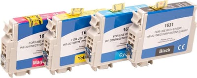ABC huismerk Set 4x inkt cartridge geschikt voor Epson 16XL WF2010W WF2510WF WF2520NF WF2530WF WF2540WF WF2630WF WF2650DWF WF2660DWF WF2750DWF WF2760DWF