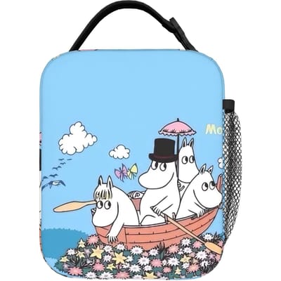 MOOMINS TV Show Geïsoleerde Lunchtas Hoge Capaciteit Herbruikbare Koeltas Lunchbox Tote Werk Buiten Mannen Vrouwen One Size
