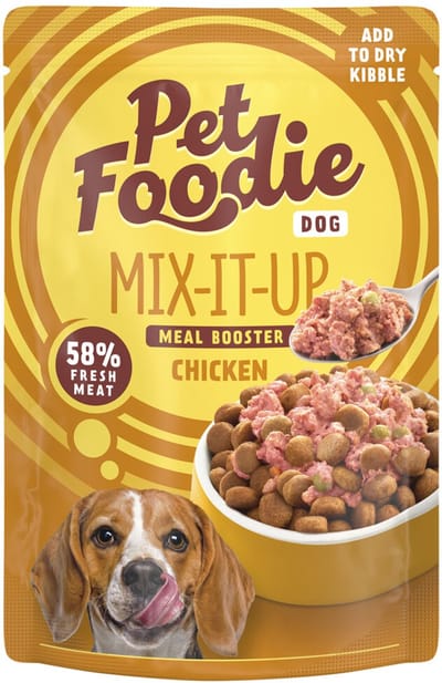 PetFoodie Hondenvoer Nat Mix-It-Up Kip - 16 x 60 gr - Voordeelverpakking