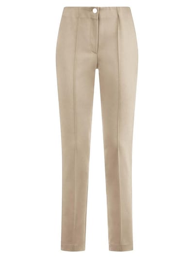 Enkellange Slim Fit-broek Van Fadenmeister Berlin beige