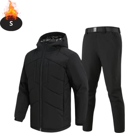 Bovista Skipak - SkiBroek - Skijas - Ski Suit - Wintersport - Heren - 2-Delig - Zwart - Maat S