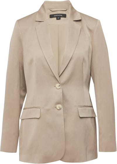 Vloeiende satijnen blazer dames COMMA
