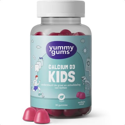 Yummygums • Kids Calcium D3 gummies • Calcium voor kinderen • Vegan • 30 gummies