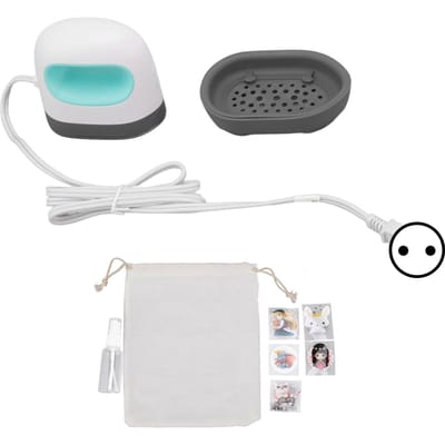 Mini Hittepersmachine Kleine Draagbare Verwarmings Transfer Strijkijzer voor HTV Vinyl Projecten T-shirts Schoenen white