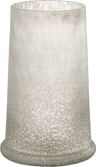 J-Line windlicht Suiker - glas - wit - large