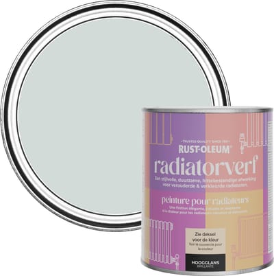 Rust-Oleum Lichtgrijs Radiatorverf Hoogglans - Duifgrijs 750ml