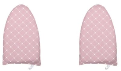 2-pack stoomstrijkijzerhandschoenen met vingerringen - stoombestendige handschoenen - kledingstoomhandschoenen - hittebestendig -24*14*3cm-Roze