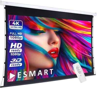 Gemotoriseerd Projectiescherm 240 x 135 cm | Elektrisch Canvas met Afstandsbediening | Thuisbioscoop 16:9