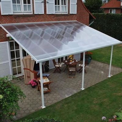 Dakbedekking Plaat - Polycarbonaat Paneel - Kas Beschermen - UV Waterdicht - 1x7m - Transparant