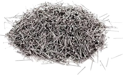 Druppelsluitingen - Kopspelden Spelden - Hobby en Knutselen - Met 13 mm Kop - 3000 Stuks - Zilverkleurig