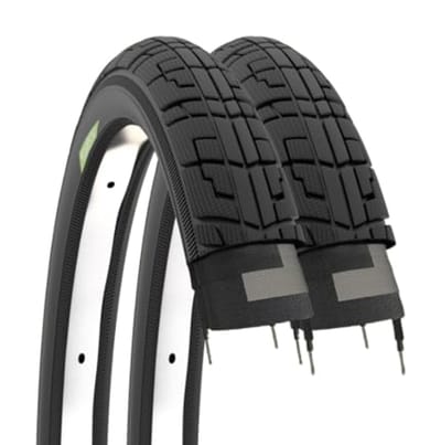 2 Verkeersbanden 12 1/2 x 1.75 - Geschikt voor Jongensfiets, Stadsfiets en MTB