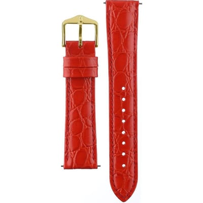 Hirsch 12302820-1-18 Crocograin Horlogeband