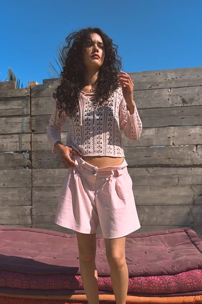 Yana shorts technical jersey | Pink - Pink / S