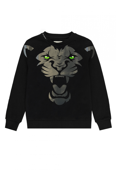 Angry Lion Sweater | BLACK - BLACK / 6