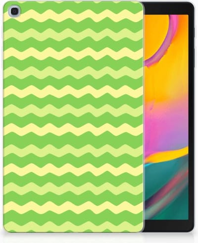 Samsung Galaxy Tab A 10.1 (2019) Hippe Hoes Waves Green