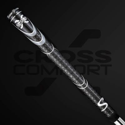 Golf Iron Grip - Golf Club Grip - Golfen - Cross-Comfort Technologie - Oversized 10.5 Inch - Zwart Grijs