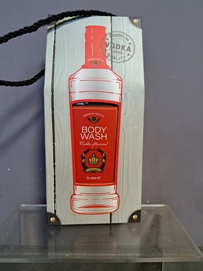 geschenk voor mannen verjaardag - vader dag - kerst - leuk geschenk - grappig - vodka - body wash