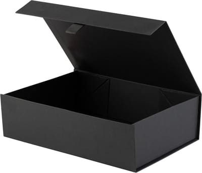 Geschenkdoos - Cadeaudoos Doos - Geschenken Verpakken - Magnetische Sluiting - 14 x 9 x 4 inch - Zwart
