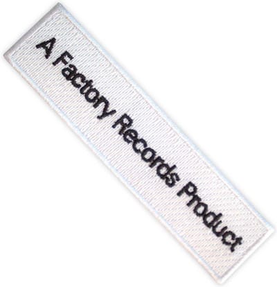 Joy Division - Factory Records Patch - Wit