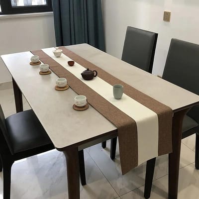 Chinese Stijl Linnen Tafel Runner Moderne Minimalistische Thee Kunst Commode Sjaal Tafel Decor Wasbaar Vakantie Keuken Eetkamer Feest Decoratie 150x33cm