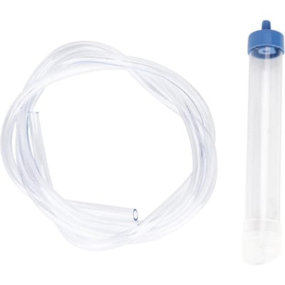 Kit de pompe de nettoyage pour aquarium, petit nettoyeur d'aquarium, outil de changement d'eau white