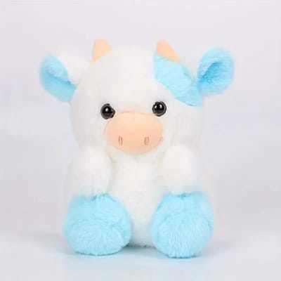 Schattig 20cm Kleurrijk Aardbei Melkkoe Pluche Speelgoed - Perfect Verjaardag Kerstcadeau Voor Kinderen Kamerdecoratie! 20cm blauw