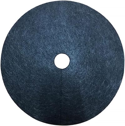 Boombescherming Onkruidmat - Barrièrering Groentecontrole - Onkruid Vrij Houden - Ademend Niet-geweven Stof - 72x72 cm - Zwart