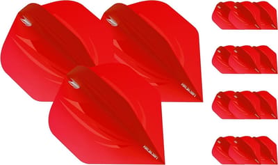 Dart Vluchten - Vliegjes Set - Darts Spelen - UV Spot Print - 15 Stuks - Rood
