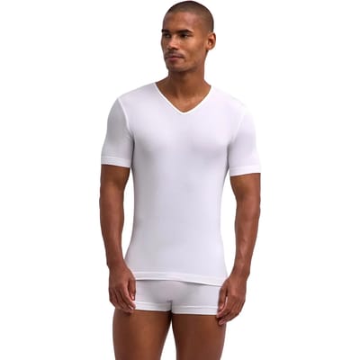 FALKE Daily Seamless naadloos modal top van onderlaag heren wit - maat M