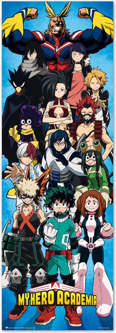 My Hero Academia deurposter - Manga - Anime - Japans - Izuku - Comic - 53 x 158 cm