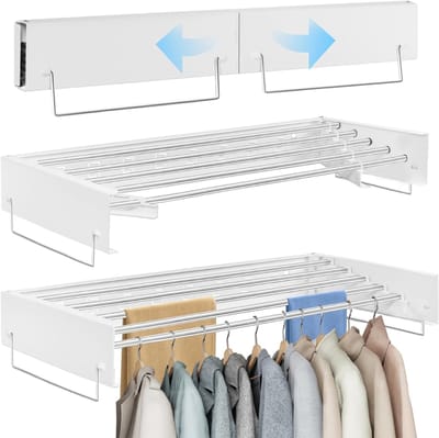 REN®roogrek - Wasrek - Droogrek- Wit- 40cm x 80cm x 10cm