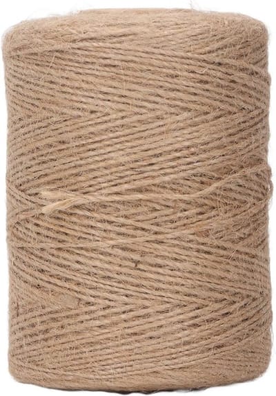 Jute Touw van 300m, 2mm Dikte - Ideaal voor Handgemaakte Creaties, Tuinieren en Decoratie