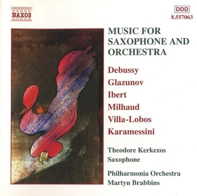 Theodore Kerkezos, Philharmonia Orchestra, Martyn Brabbins - Music For Saxophone And Orchestra (CD)