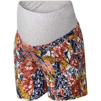 ESMARA Dames korte zwangerschapsbroek (bloemen, 34)