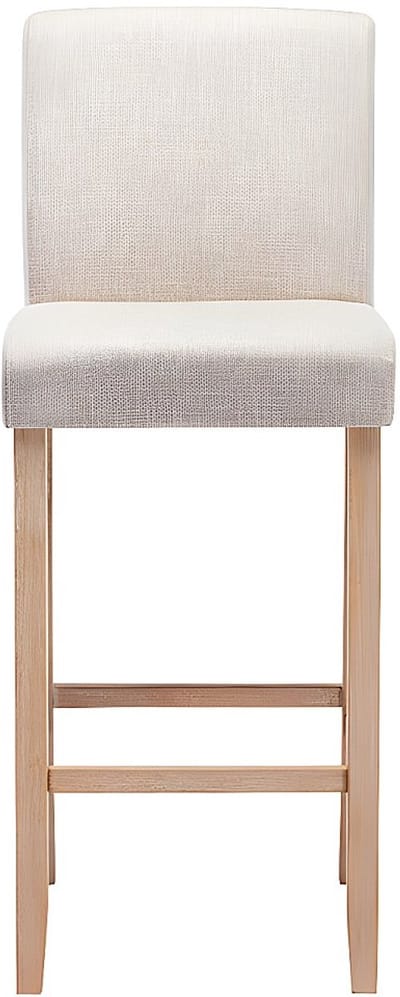 Vente-unique Set van 2 barkrukken - Stof - Beige - ROVIGO