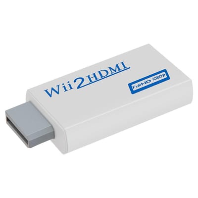 Wii to 1080P HDMI Converter 1080p Full HD Kwaliteit - Wit - Wii adapter - HD - omvormer