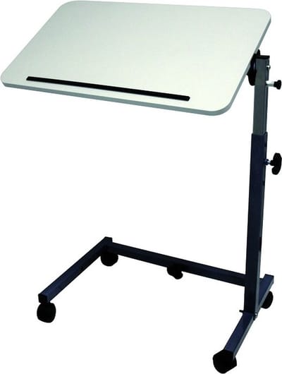 Vilgo Bedleestafel & Rolstoeltafel Verstelbaar en kantelbaar Tafelblad voor Bed en Rolstoel