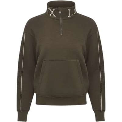 Kinderen ruitenrijk sweatshirt met ritskraag LeMieux Rider Kate
