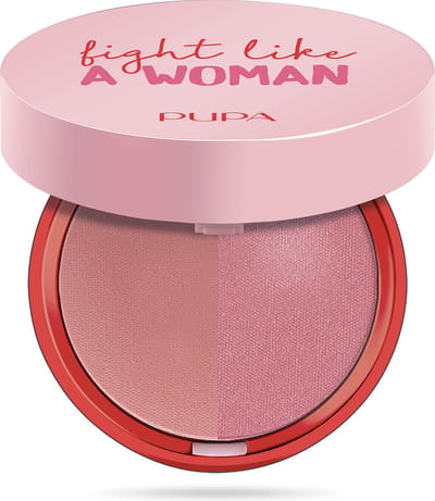 PUPA Milano - Fight Like a Woman duo extreme blush - 001 Wild Rose