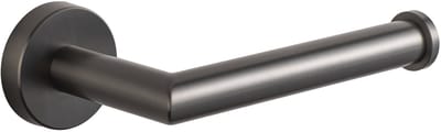 VDN Stainless wc rolhouder gun metal - Toiletrolhouder - Toiletpapier houder - RVS